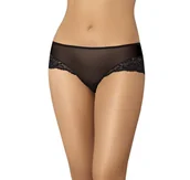 Komplety bielizny - Stringo szorty damskie siateczkowe Ali czarne, Teyli - miniaturka - grafika 1