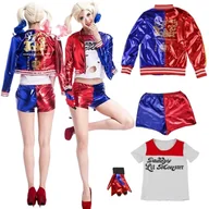 Stroje karnawałowe - Strój Kostium Przebranie Harley Queen Halloween Cosplay L Xl 170 176 Cm - miniaturka - grafika 1