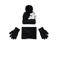 Czapki dla dzieci - Komplet czapka, komin i rękawiczki Mayoral 10071 Czarny - miniaturka - grafika 1