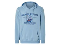 Bluzy męskie - LIVERGY® Bluza z kapturem męska (Niebieski, XL(56/58)) - miniaturka - grafika 1