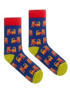 Skarpetki świąteczne kotki koty kolorowe skarpetki we wzory Kabak - Skarpetki męskie Skarpetki świąteczne kotki koty kolorowe skarpetki we wzory Kabak - Skarpetki męskie - miniaturka - grafika 1