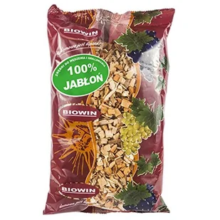 BIOWIN Zrębki do wędzenia i grillowania 100% Jabłoń 450g) - Akcesoria do grilla - miniaturka - grafika 1