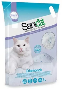 Sanicat Diamonds żwirek niezbrylający - 2 x 5 l - Żwirek dla kotów - miniaturka - grafika 1