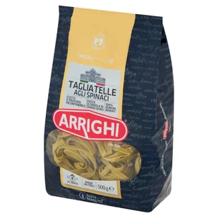 Arrighi MAKARON TASIEMKI SZPINAKOWE 500G zakupy dla domu i biura 16000440 - Makaron - miniaturka - grafika 1