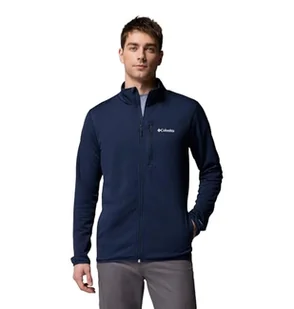 Columbia Męska kurtka polarowa Essential Hike Grid z zamkiem błyskawicznym na całej długości, Collegiate Navy, M - Kurtki męskie - miniaturka - grafika 1