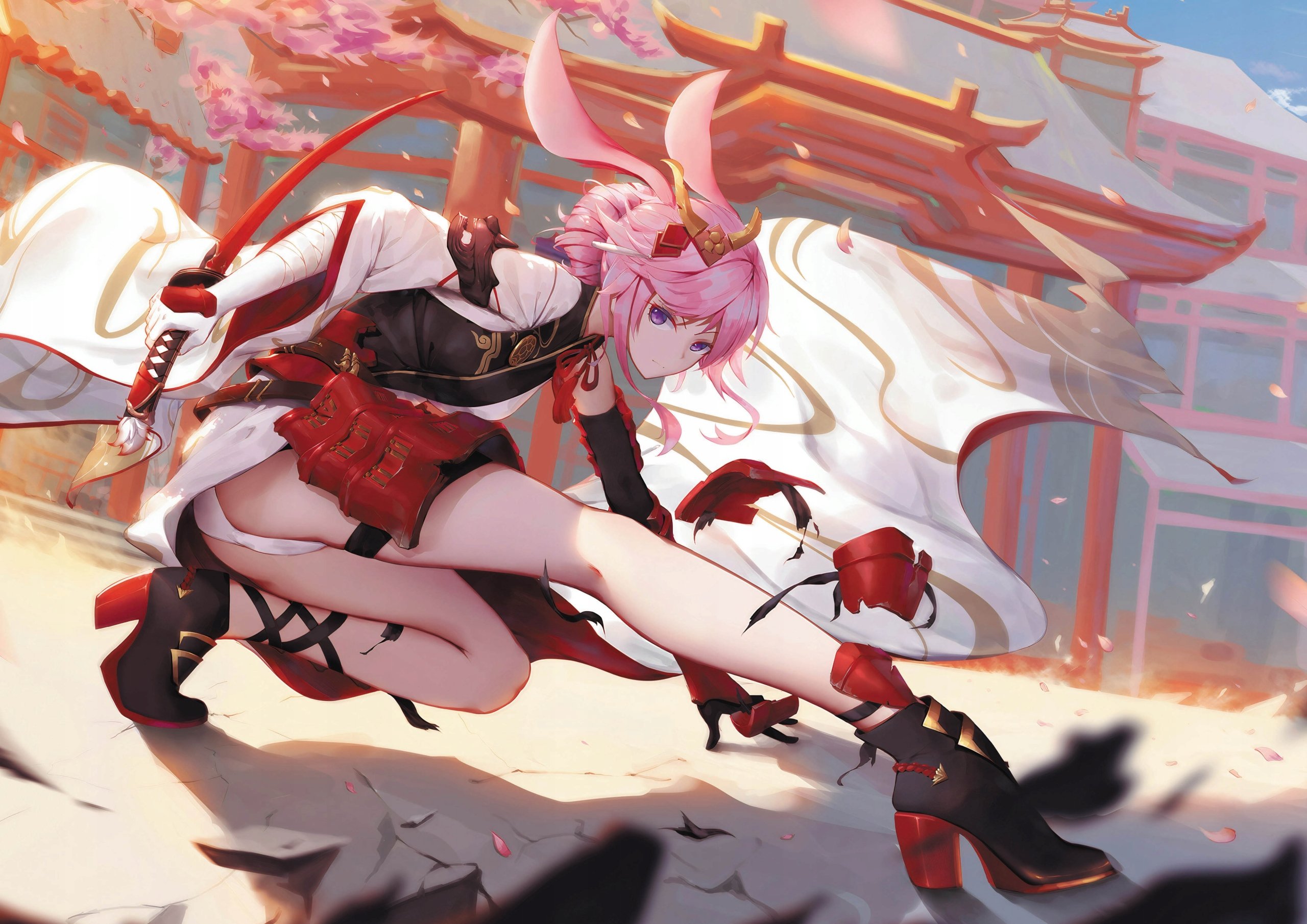 Plakat A3 Honkai Impact Anime Gra Yae Sakura