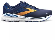 Buty sportowe damskie - Brooks Buty do biegania Adrenaline GTS 22 Peacoat/Orange/White - miniaturka - grafika 1