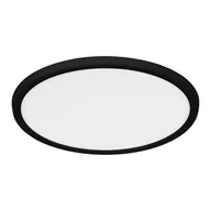 Lampy sufitowe - Plafon LED Yonnet 4000 K 30 cm 14,5W czarny - miniaturka - grafika 1