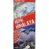 ExpressMap Himalaje nepalskie Mount Everest, Annapurna, Dhalulagiri. Mapa trekkingowa - Expressmap