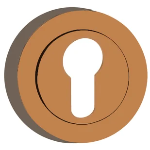 Rozeta Na Wkładkę Krótka Okrągła Różowe Złoto Kuchinox - Klamki - miniaturka - grafika 1