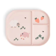 Miseczki i talerzyki dla dzieci - Done by Deer Talerzyk Dzielony Foodie Tiny Farm Powder - miniaturka - grafika 1