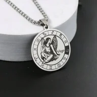 Wisiorki - Naszyjnik wisiorek Znak Zodiaku Panna Virgo prezent - miniaturka - grafika 1