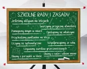 Pomoce naukowe - Plansza- Szkolne rady i zasady - miniaturka - grafika 1