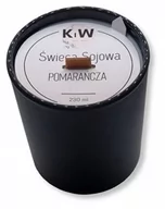 Świece - Świeca Sojowa Ręcznie robiona 230 ml Pomarańcza - miniaturka - grafika 1