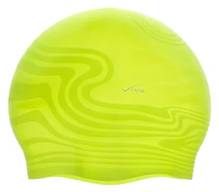 Vivo, Czepek silikonowy, B-1316 3-D, limonka - Pływanie - miniaturka - grafika 1
