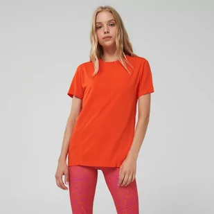 Sinsay - Koszulka sportowa GYM HARD - pomarańczowy - Moda i Uroda OUTLET - miniaturka - grafika 1