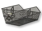 Koszyki rowerowe - Basil Dziecięcy kosz rowerowy Cento Flower, czarny, jeden rozmiar 151900 - miniaturka - grafika 1