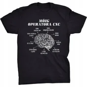 Koszulki męskie - Koszulka Mózg Operatora CNC Śmieszny Prezent - miniaturka - grafika 1
