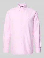 Koszule męskie - Koszula casualowa o kroju regular fit z czystej bawełny - miniaturka - grafika 1