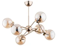 Lampy sufitowe - Alfa Trymer lampa wisząca 6-punktowa złota 63073 - miniaturka - grafika 1