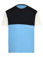 Koszulki męskie - Tom Tailor Denim - T-shirt męski, niebieski|biały|wielokolorowy - miniaturka - grafika 1