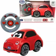 Samochody i pojazdy dla dzieci - ﻿Chicco Fiat 500 Samochód zdalnie sterowany pilotem Czerwony - miniaturka - grafika 1