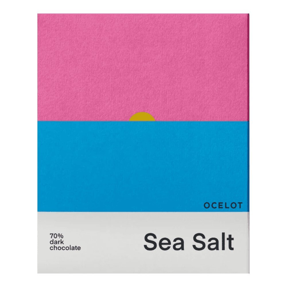 Ocelot czekolada ciemna 70% Sea Salt 70g