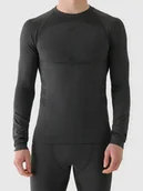 Bielizna sportowa męska - 4F bezszwowa bielizna narciarska męska termoaktywna longsleeve 4FWAW25USEAM237 - miniaturka - grafika 1