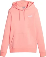 Bluzy damskie - Bluza damska Puma ESS+ Embroidery Hoodie FL różowa 670004 63-L - miniaturka - grafika 1