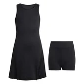 Sukienki - Sukienka dziewczęca adidas Club Tennis Dress Kids Black 164 cm - miniaturka - grafika 1