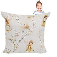 Pościel dla dzieci - Poszewka Dziecięca 40x40 Bawełniana JAŚ Calineczka Beż - miniaturka - grafika 1