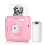 Drukarki - OWSOO PeriPage Mini Pocket Wireless BT Thermal Printer różowa - miniaturka - grafika 1