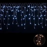 Oświetlenie świąteczne - Cool VOLTRONIC Świąteczny łańcuch Rain 200 LED White - 5m + kontroler - miniaturka - grafika 1
