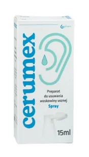 Axfarm sp. z o.o. Cerumex Spray do higieny uszu 15 ml - Wzrok i słuch - miniaturka - grafika 1