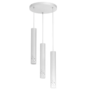 Okrągła lampa sufitowa z wiszącymi tubami LX 5728 z serii TIBIA BUBLE - Lampy sufitowe - miniaturka - grafika 1