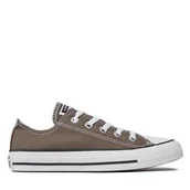Trampki damskie - Trampki Converse Chuck Taylor All Star OX 1J794 Szary - miniaturka - grafika 1