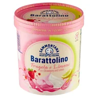 Lody i desery lodowe - Sammontana Barattolino Lody cytrynowo-truskawkowe 800 ml - miniaturka - grafika 1