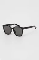 Okulary przeciwsłoneczne - Gucci okulary przeciwsłoneczne męskie kolor czarny - miniaturka - grafika 1