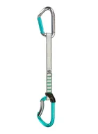 Sprzęt wspinaczkowy - Ekspres wspinaczkowy Salto Set NY 22 cm - titanium/acquamarine - miniaturka - grafika 1