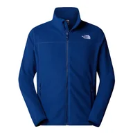 Bluzy męskie - Bluza męska The North Face 100 Glacier Full-Zip Fleece 0A855XD1R1 - granatowe - miniaturka - grafika 1