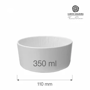 Fine Dine MISKA NORDIC 11 cm PORCELANA EARTH COLOURS BIAŁA - Miski i półmiski - miniaturka - grafika 3