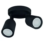 Lampy sufitowe - Ideus Lampa sufitowa regulowana BOGNA 03985 do przedpokoju czarna 03985 - miniaturka - grafika 1