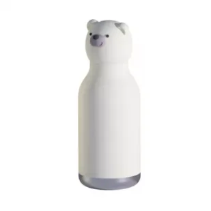 Asobu Bestie Miś Butelka termiczna ze słomką 460 ml - Bidony dla dzieci - miniaturka - grafika 1