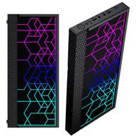 Akcesoria do komputerów stacjonarnych - Przedni panel do obudowy FORNAX 2500 Gembird Front panel czarny - miniaturka - grafika 1