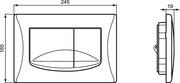 Przyciski spłukujące - Ideal Standard ProSys Solea Przycisk WC biały R0109AC - miniaturka - grafika 1