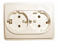 Gniazdka elektryczne - SOCKET 2-NE SÜV MAAND LX BEEZ - miniaturka - grafika 1