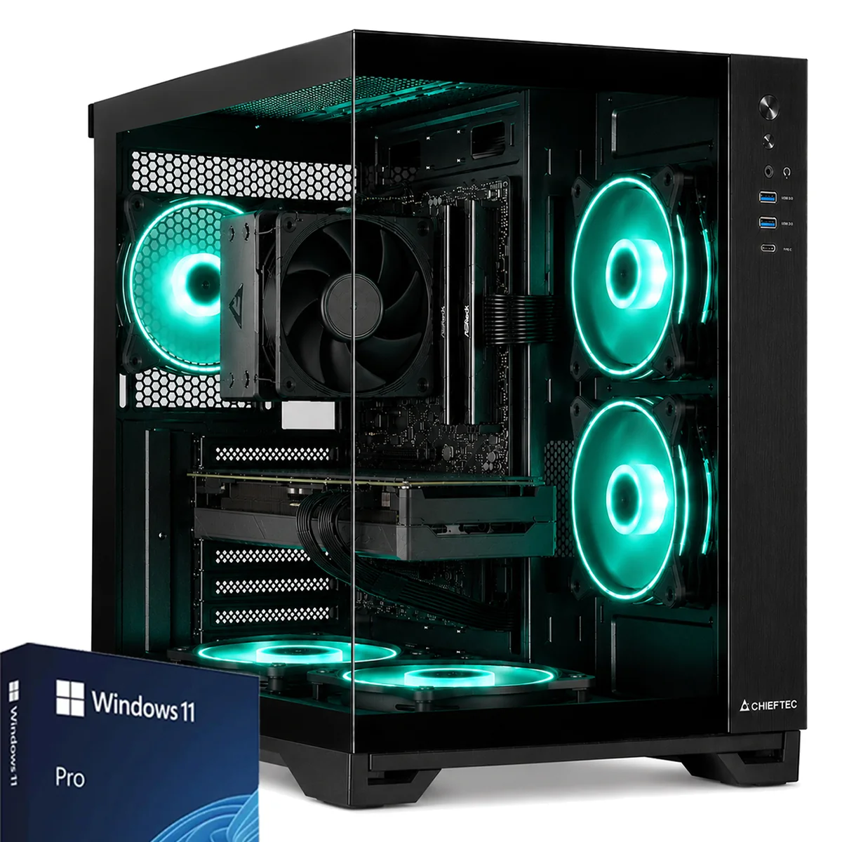 Komputer Gamingowy PC Ryzen 7 5700 16GB 512GB RTX 3050 Win11