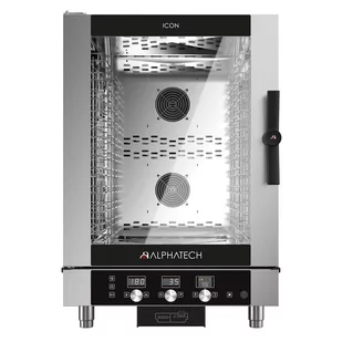 Resto Quality Piec konwekcyjno-parowy ICET101E system myjący pod okap 10xGN1/1 10x600x400 Alphatech by Lainox  ster. elektroniczne - Piece, kotły  i płyty grzejne gastronomiczne - miniaturka - grafika 1