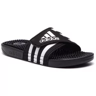 Klapki i japonki damskie - Adidas Klapki adissage F35580 Cblack/Ftwwht/Cblack - miniaturka - grafika 1