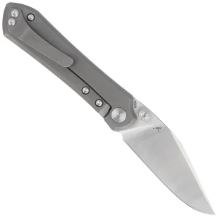 Nóż składany Bestech Icarus Dark Stonewash Titanium, Satin M390 by Nick Rogers (BT2302C) - Noże - miniaturka - grafika 3